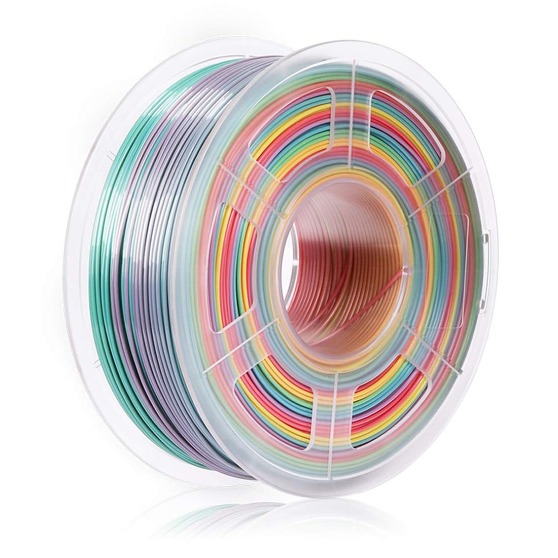 Silk PLA Filament PLA PRO Rainbow blaze filament 1.75mm 3D multi color filament 1kg