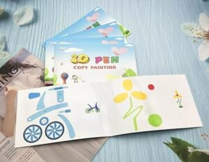 3D Pen Drawing Templates Book – Unleash Creativity with 40 Reusable Patterns for Kids(Small)
