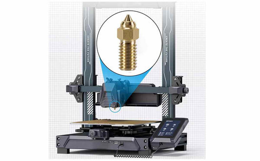 Neptune 4 Brass Nozzle 1.75mm Filament for Netpune 4 and 4 Pro Series 3D Printer