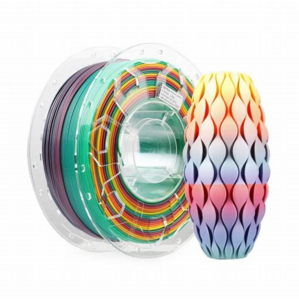 Silk PLA Filament PLA PRO Rainbow blaze filament 1.75mm 3D multi color filament 1kg