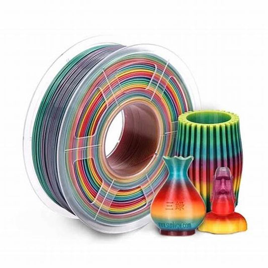 Silk PLA Filament PLA PRO Rainbow blaze filament 1.75mm 3D multi color filament 1kg