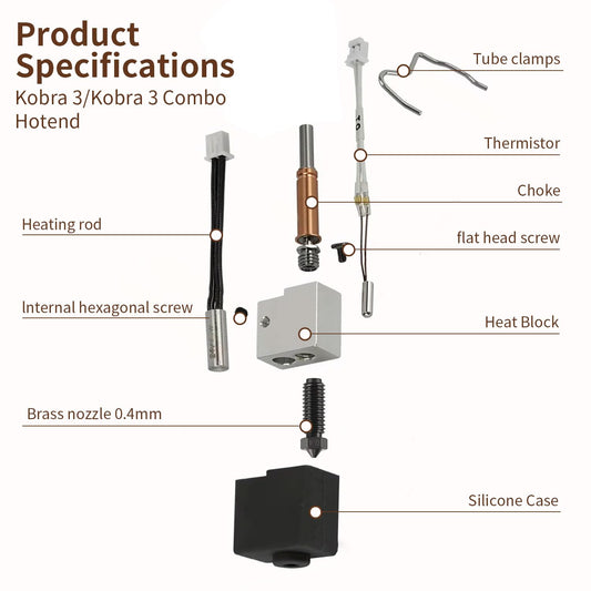 anycubic kobra 3 hotend kit