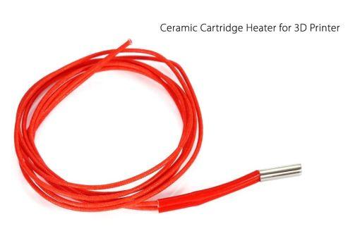 1pcs Heating Tube Reprap 6*15mm 12V 40W Ceramic Cartridge Heater - 3D Galaxy