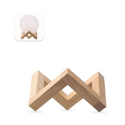 Wooden Moon Stand