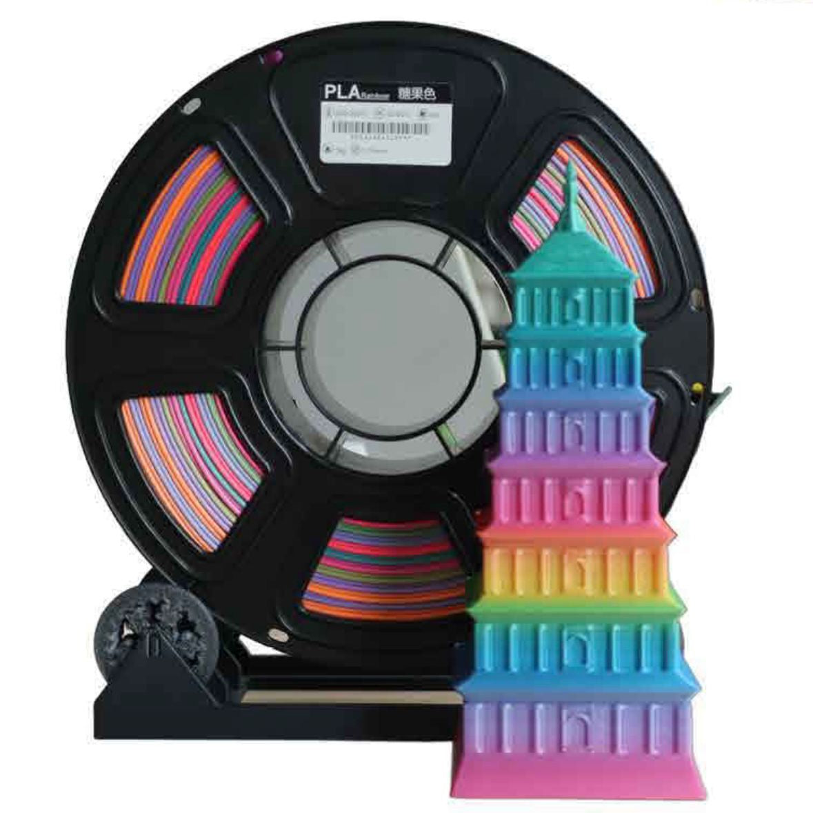 PLA Filament PLA PRO Rainbow blaze filament 1.75mm 3D multi color filament 1kg