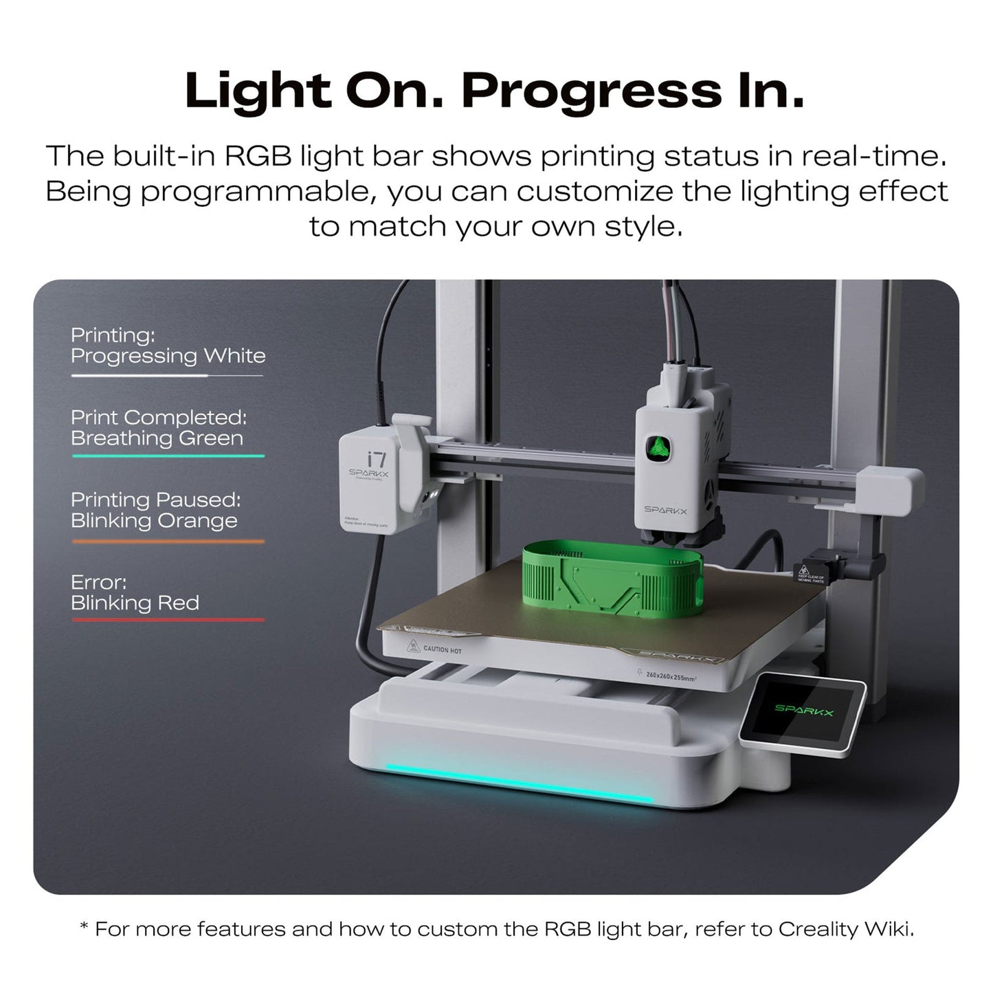 Creality SparkX I7 + CFS Nano 3D Printer