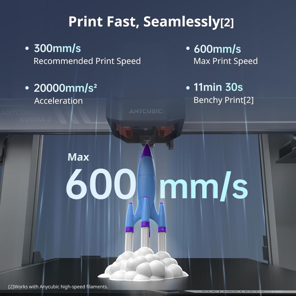 Anycubic Kobra 3 Combo 3D Printer