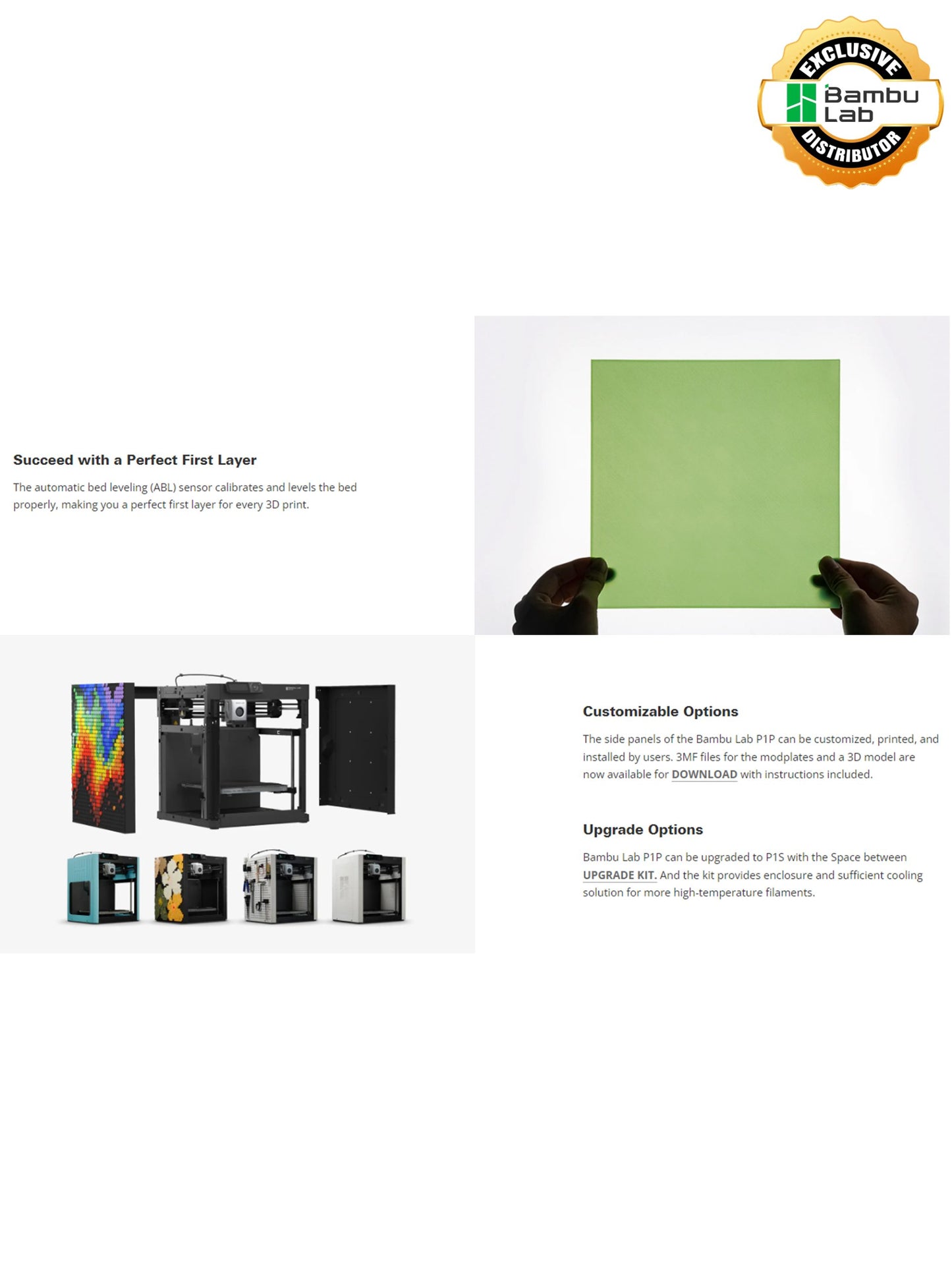 Bambu Lab P1P 3D Printer