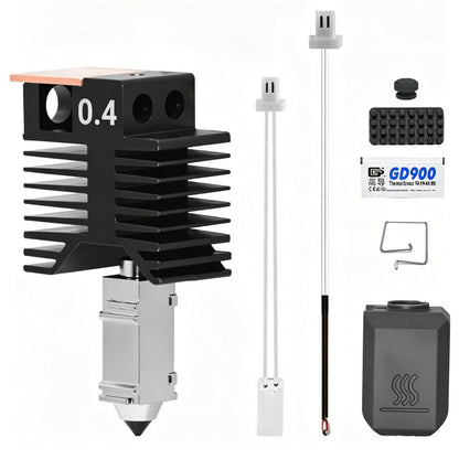 Snapmaker U1 Hotend Replacement 0.4mm Pre Installed Thermistor Ceramic Heater Block 3D Printer Parts