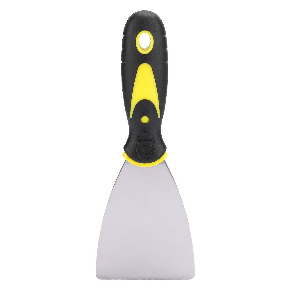 3D Printer Scraper, 3D Printer Spatula 3D Printer Tool Rubber Handle Removal Tool Scrapper Stainless